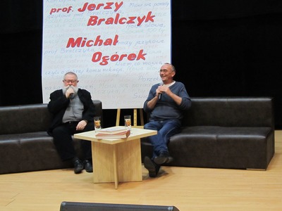 Jerzy Bralczyk i Michał Ogórek (20.04.2013)