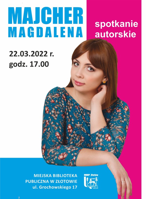 Spotkanie autorskie z Magdaleną Majcher 