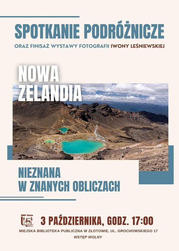 Spotkanie podróżnicze i finisaż wystawy fotograficznej 