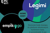 Kody do Legimi i Empik Go - 2 czerwca!