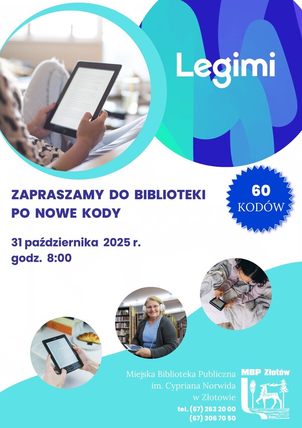 Kody do LEGIMI na listopad