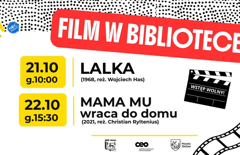 Seanse filmowe w bibliotece